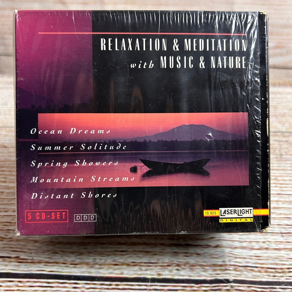 LaserLight Relaxation & Meditation Music & Nature 5 CD Box Set David Miles Huber